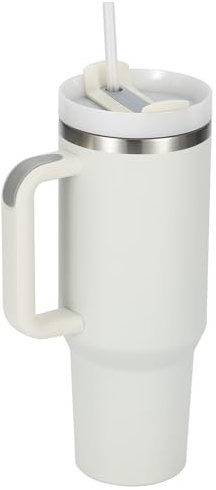 FOOJo 40oz Tumbler with Handle and Straw Lid - Travel Mug Leak-Proof Insulated Stainless Steel – Travel Cup for Hot & Cold Drink