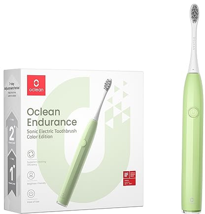 Oclean Sonic Elektrische Zahnbürste, elektrische Zahnbürsten für Erwachsene, wiederaufladbare elektrische Zahnbürste mit 72000 Bewegungen, Tiefenreinigungsmodus, Anfängerfreundlich, 2 Minuten Smart