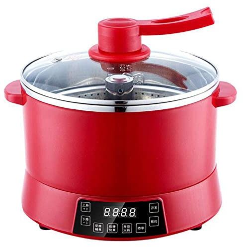 Cuociriso,Cuociriso Domestico, Zucchero Ridotto Intelligente, Rivestimento in Acciaio Inossidabile da 4 Litri, Design del Corpo della Pentola Separato, Sollevamento Automatico,Ross