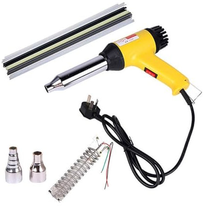 Pistola de soldar de reparación de plástico de 750W, máquina de soplete, temperatura de calor ajustable, 50 ℃-550 ℃, Kit de soldador de aire caliente automático, varillas de PVC PE PP