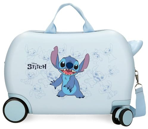 Disney Adorable Stitch Moods Cabin Suitcase Rigid ABS Combination Lock Side 4 Wheel Double Luggage Hand Luggage