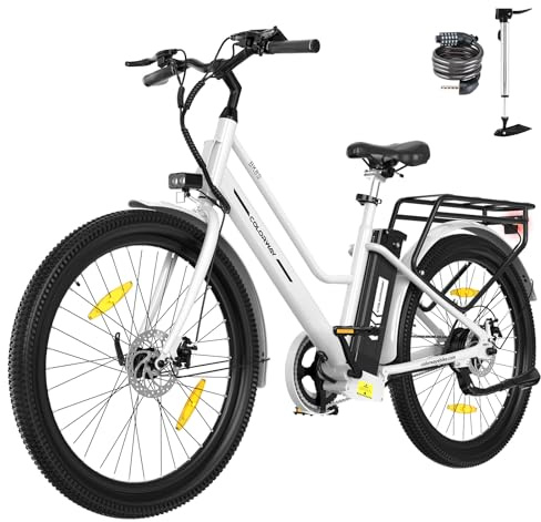 COLORWAY Vélo Électrique 27,5, Batterie 36 V 12 Ah Amovible,Moteur 250W, Autonomie 50-100km,LCD-Display,E-Bike Urbain pour Adulte Homme Femme