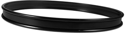 Toyvian 16.7 Inch Drum Hoop Replacement Metal Snare Drum Rim for Bass and Marching Band Accessories with Spray Painted Finish