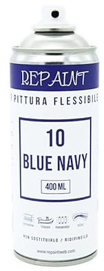 Repaint Flexibel målning för PVC, neopren och marinblått plastmaterial 400 ml