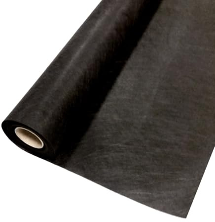 Geotextil no tejido de 80 g/m², polipropileno no tejido, 1 m × 25 m, color negro, filtro permeable al agua, fieltro de separación y drenaje, estabilizador para jardín, caminos y terrazas