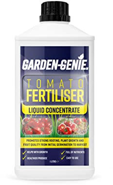 Garden Genie - Tomato Plant Fertiliser Feed Liquid Concentrate | Plant Food Liquid for Indoor and Outdoor - 1 Litre