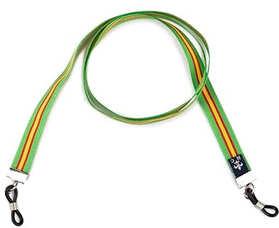Hispania Colors Colgante para gafas y mascarillas - Cinta bandera de España (Verde, 2)