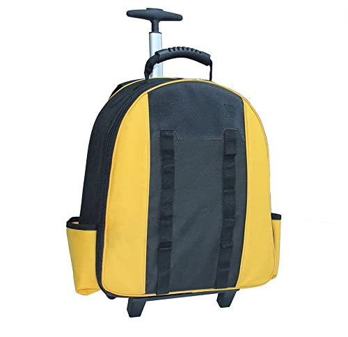 HYTAMA TOOLS 922H Trolley/Zaino portautensili, Nero/Giallo