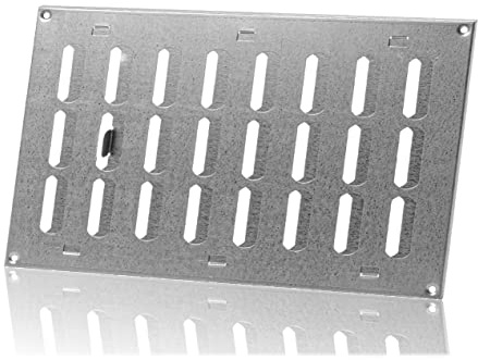300x200mm Galvaniserat Stål Justerbart Ventilationsgaller - Luftgaller - Metallgaller