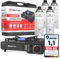 Gaskocher Campingkocher mit 4er Gaskartuschen 227g im Set Gas-Kartusche mit Tragekoffer Koffer, Gasgrill Camping-Kocher Kochen ohne Strom Kocher Stove Gas-Kochplatte