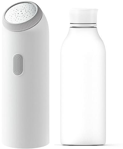 Bärbar bidé, USB-uppladdningsbar resebidéspruta med 4 lägen, elektrisk minihandhållen personlig bidé för kvinnor män Hygienrengöring, med 400 ml stor flaska på språng B grey