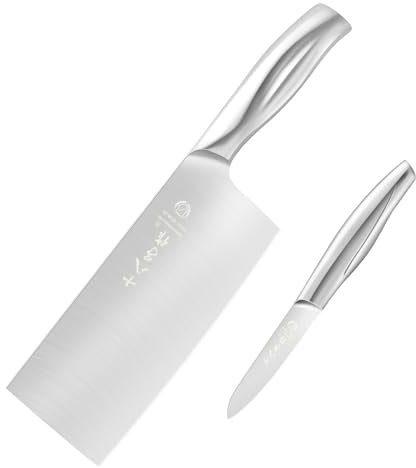 SHI BA ZI ZUO Coltello da cuoco cinese e Coltello da frutta