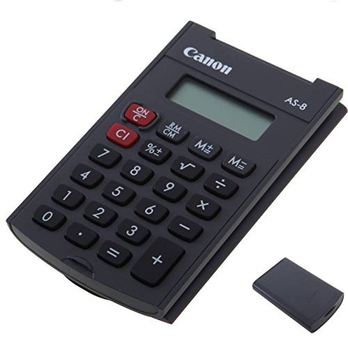 Canon AS-8 Taschenrechner, schwarz
