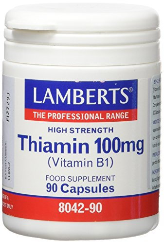 Lamberts Tiamina 100mg - 90 Cápsulas