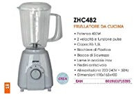 Zephir ZHC482 Frullatore da tavolo 1.5L 400W Grigio frullatore
