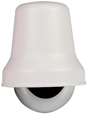 Sundi - Elektromechanische Kabelgebundene Türklingel 230V, Kunststoffgehäuse, Traditionell Klingel, Weiß DNS-206-BIA