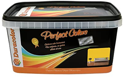 B BRIDECO Pintura Perfect Colors Chocolate - 2.5 Litros - Acabado Mate Liso - Superficies Interiores - Pintura Plástica Lavable Monocapa - Incorpora Rejilla - No Gotea - Duracolor