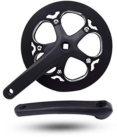 DRIFT MANIAC Bike Crankset 52T 130BCD 170mm Crank Arm Set Square Taper for City Folding Bicycle