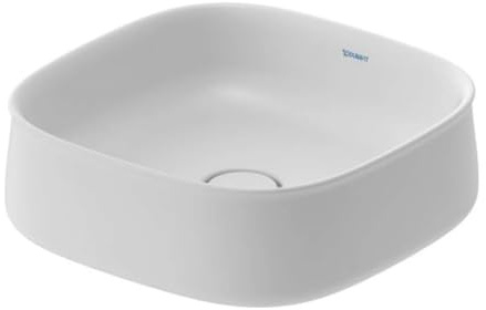 Duravit Zencha countertop washbasin 420 mm, without tap hole, 2373423279, colour: white