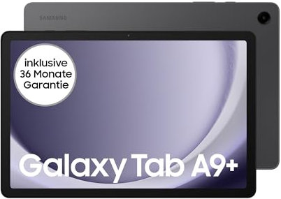 Samsung Galaxy Tab A9+ 5G Android-Tablet, 64 GB Speicherplatz, Großes Display, 3D-Sound, Simlockfrei ohne Vertrag, Graphite, Inkl. 3 Jahre Herstellergarantie [Exklusiv bei Amazon]