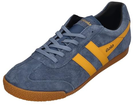 Gola Unisex Harrier Sneaker, Moonlight/Sun/Black, 48 EU