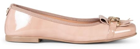 miMaO Bailarinas Elegantes de Piel para Mujer Nude, EU 35