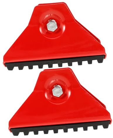Angoily Cuscinetti Per Piedini Scale Antiscivolo Tappetino Stabilizzatore in Gomma Per Scale Articolate Set 2 Pezzi Per Sicurezza e Stabilità
