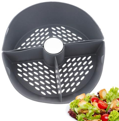 Inserto per cottura a vapore in silicone per pentola, vaporiera per alimenti in silicone - Divisore per cottura a vapore di verdure e alimenti - Cestello per cottura a vapore multifunzionale resistent