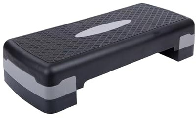 DUAS Aerobic Stepper 68cm 78cm 90cm Gym Yoga Exercise Board with 3 4 5 Adjustable Height Levels Ideal for Home Workouts Step Training Cardio and Fitness Suitable for All Levels and Ages (68 cm)