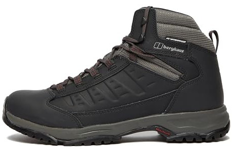 Berghaus Men's Expeditor Ridge 2.0 Waterproof Walking Boots | Breathable | Durable | Extra Cushion, Black/Red, 9.5