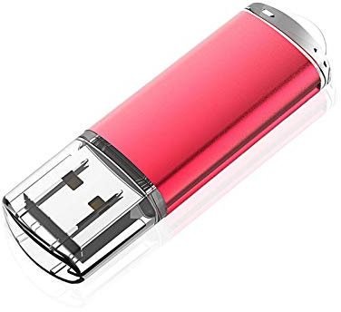KOOTION 64Go Clé USB 2.0 Clef USB avec Trousseau 64Go Imperméable à l’Eau Jump Drive Mémoire Stick pour la Sauvegarde de l’Ordinateur/Ordinateur Portable
