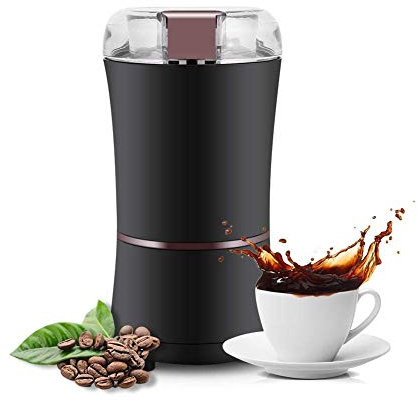 Fresh Grind Molinillo de café eléctrico, 400W Molinillo de café eléctrico Molinillo Frijoles Especias Nueces Rectificadora con cuchilla de acero inoxidable