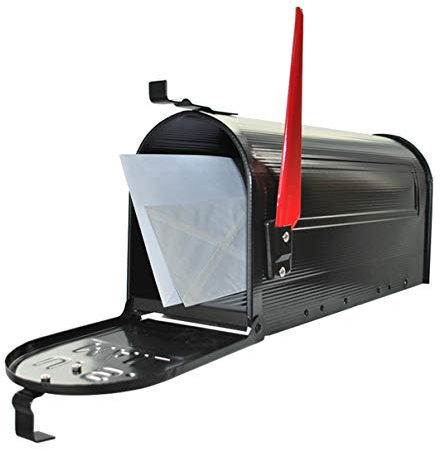 HELO Amerikanischer Briefkasten US Mail Mailbox Postkasten Stand Wand Letter Box W1