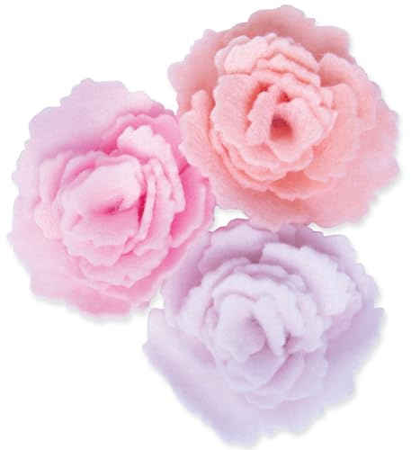 Sizzix Bigz Fustella in Acciaio Resistente per Creazioni Floreali 3D Grandi - Rosa Cavolo