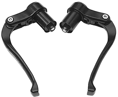RNXRZANK Set of 2 Mountain Bike Brake Levers, Black, for Aerodynamic Handlebars of Road And Triathlon Bikes