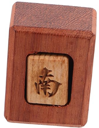 HOLIDYOYO Mahjong Vento Legno Accessorio Americano Mahjong Cinese Mahjong Gioco Enhancer Mahjong Legno Dec