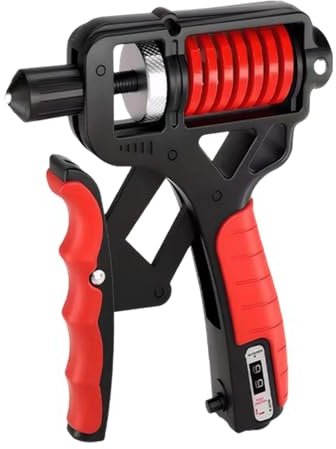 Grip Strengthener – Pinza per mano con resistenza regolabile, attrezzo compatto per le dita, design ergonomico, meccanismo a molla in acciaio resistente | Per il condizionamento delle dita, la