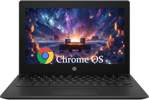 HP Chromebook 11 G9 EE Laptop Education, 11.6 Screen Dispaly, MediaTek Kompanio 500 2.4GHz, 4GB RAM, 32GB SSD, US QWERTY Keyboard, Chrome OS(Renewed)