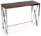 Versa Modena Schmales Möbelstück für den Eingangsbereich oder Flur, Moderner Konsolentisch, Maßnahmen (H x L x B) 76 x 40,5 x 106,5 cm, Holz und Metall, Farbe: Braun