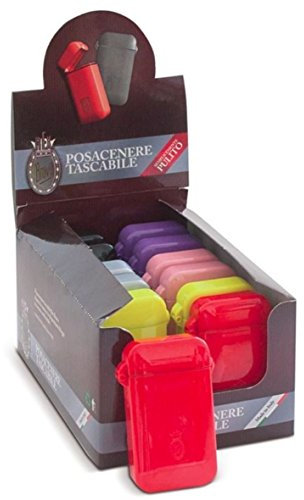 Posacenere Tascabile Rex Bravo in Plastica con tappo antiodore