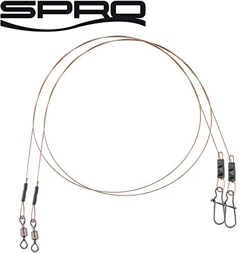 Spro Pike Fighter Fine Leader 1x19-2 Stahlvorfächer, Länge/Tragkraft:40cm - 10.0kg