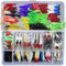 Ewolee 141 PCS Angelköder-Set, Spinner Angeln Set, Angelzubehör für Hecht, Forelle, Zander, Barsch
