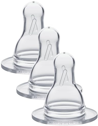 Medela Medium Flow Ersatzsauger - 2er-Set mit BPA-freien Milchsaugern für die Medela Babyflaschen (Packung mit 3)