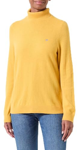 GANT dam Extrafin Lambswool Rollneck Pullover-tröja