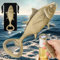 LKKCHER Tuna Beer Bottle Opener, Fishing Gifts for Fisherman, Tuna Fish Decoration, Birthday Fathers Day Christmas Gifts for Men Women Dad Fisherman, Bronze Beer Accessories with Bag