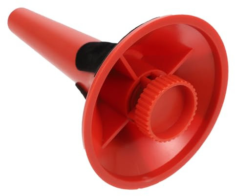 FUTUREORYY Trompetenständer aus Metall mit Abnehmbaren und Faltbaren Füßen Stabiler Halter für Blasinstrumente Rot für Trompete und Weitere Musikinstrumente Schützend