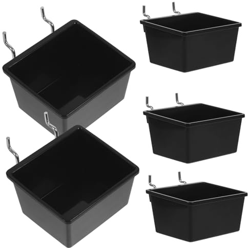 HOMSFOU 1 juego de contenedores resistentes para tablero de clavijas, cajas organizadoras resistentes para herramientas, hogar, garaje, diseño compacto, almacenamiento conveniente para accesorios de