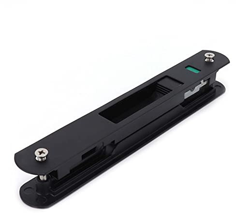 KIMISS Porte a Doppia Faccia a Doppia Cornice con Blocco della Finestra a Scorrimento e, Facile Installare Porte di Vetro Mobile Blocco di Sicurezza, Lega di Zinco, Design Moderno