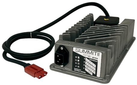 Summit II On‑Board Battery Charger 56385296 – 650W, 24V/25A with 50A Red Connector – Industrial Floor Scrubber & Sweeper Charger