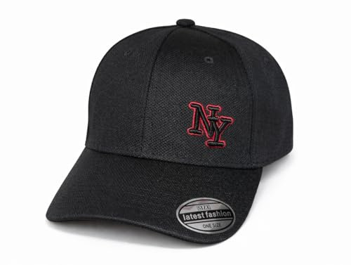 beybey NY Baseball Snapback Cap New York originelle Caps für Coole Typen (BS schwarz)